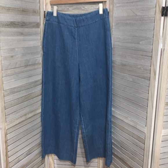 EUC-Free People side zip cropped jeans - Picture 1 of 6